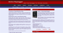 Desktop Screenshot of activekeylogger.com